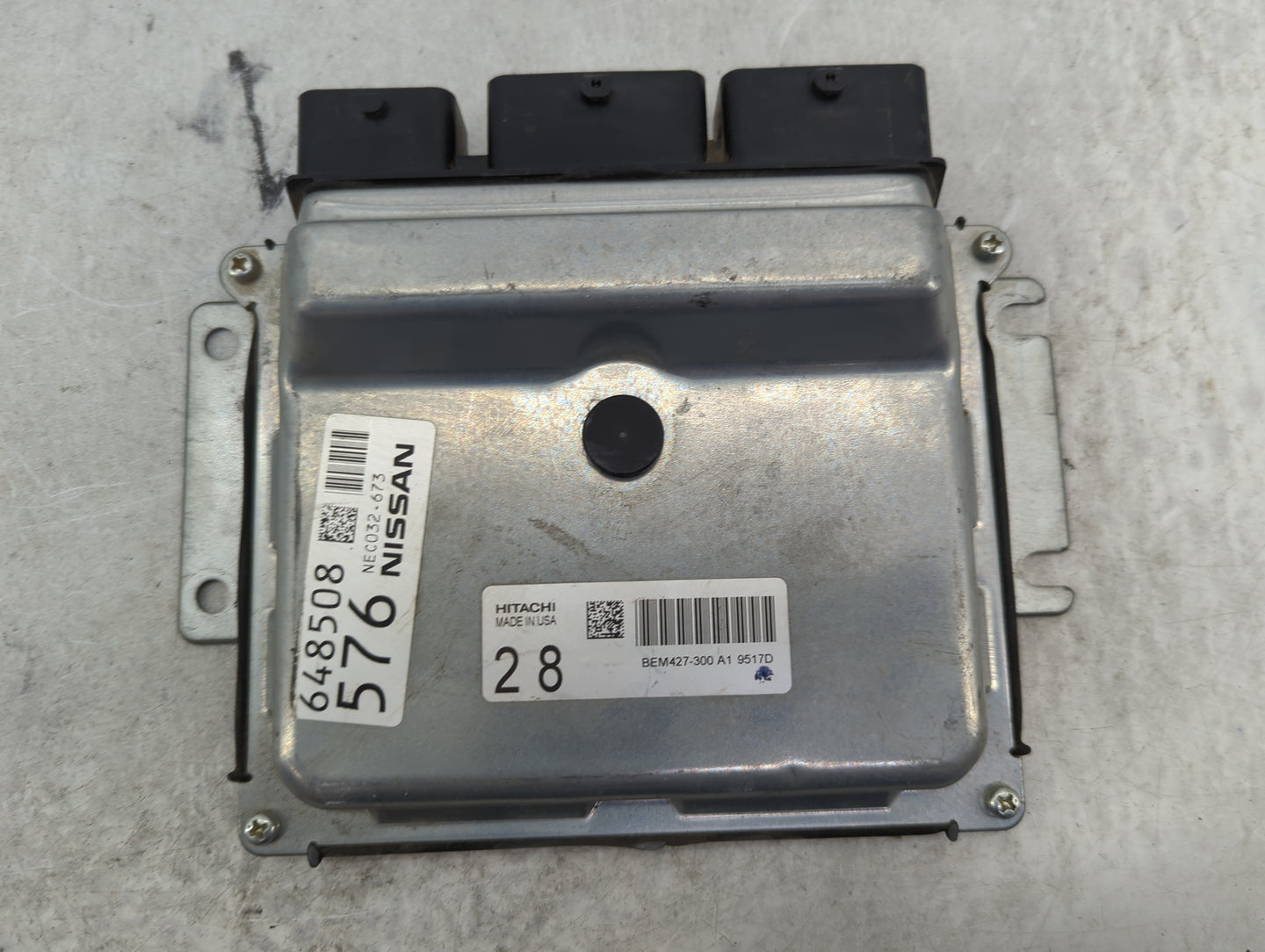 2019 Nissan Murano PCM Engine Control Computer ECU ECM PCU OEM P/N:NEC032-673 BEM427-300 A1 Fits OEM Used Auto Parts - Oemus