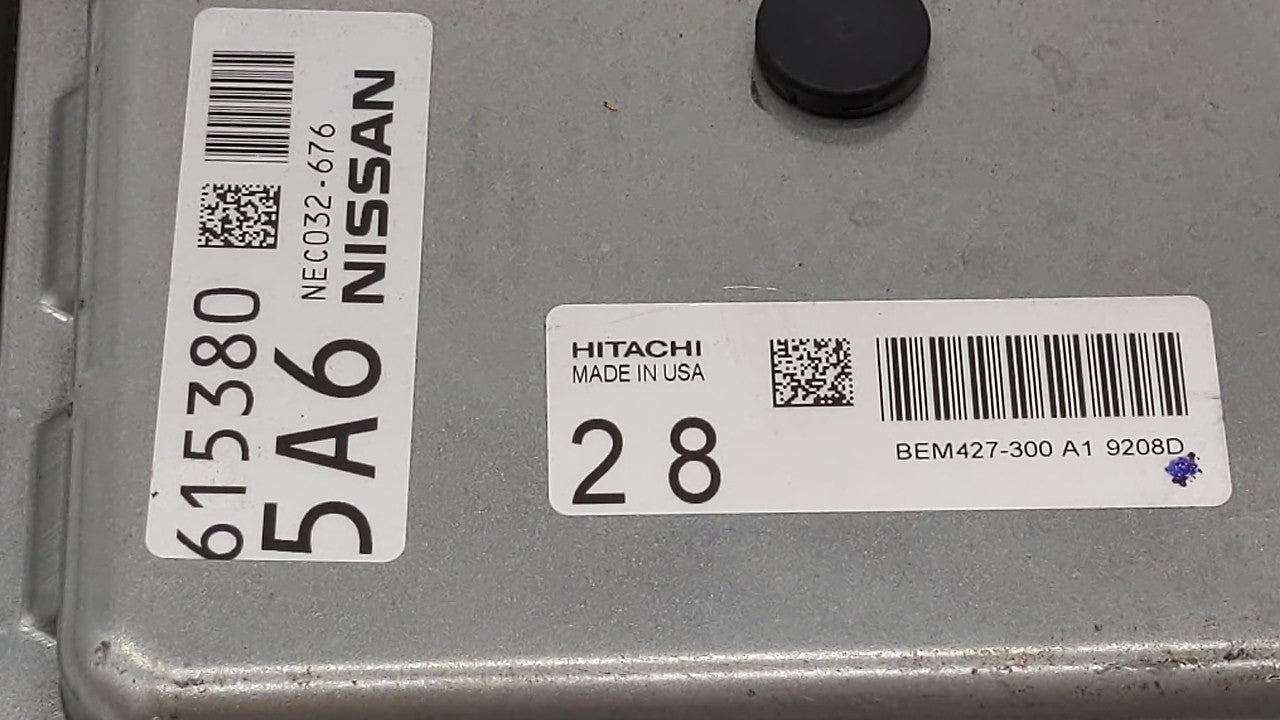 2018-2019 Nissan Murano PCM Engine Control Computer ECU ECM PCU OEM P/N:BEM427-300 BEM427-300 A1, NEC032-647 Fits Fits 2018 