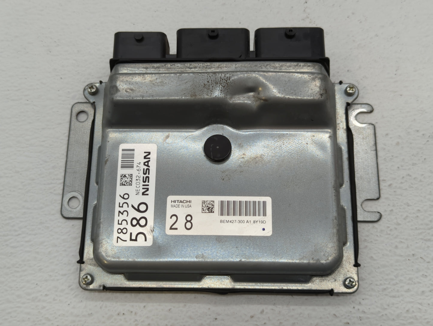 2018-2019 Nissan Murano PCM Engine Control Computer ECU ECM PCU OEM P/N:BEM427-300 A1 NEC032-674 Fits Fits 2018 2019 OEM Use