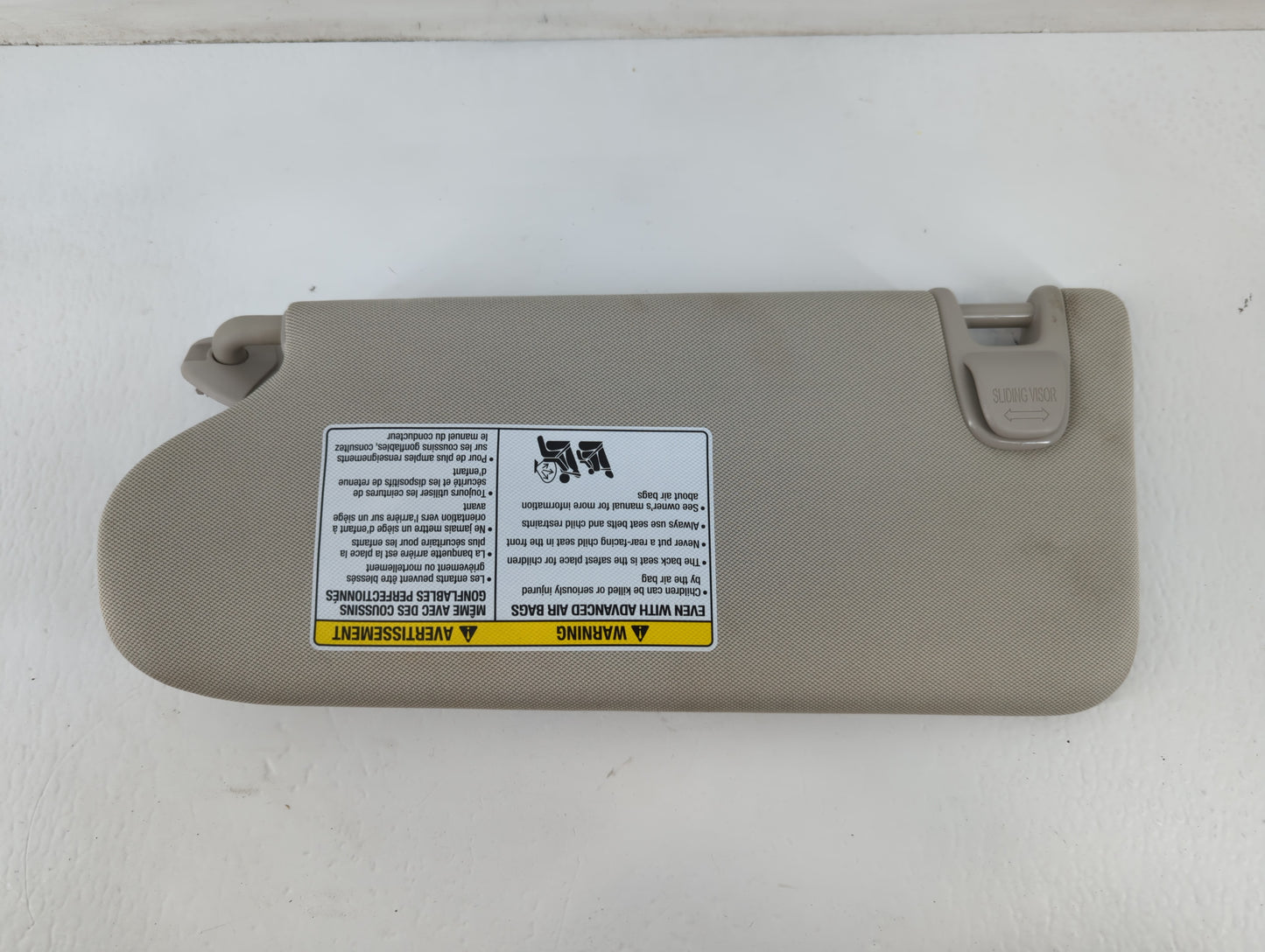 2019-2022 Nissan Murano Sun Visor Shade Replacement Passenger Right Mirror Fits Fits 2019 2020 2021 2022 OEM Used Auto Parts