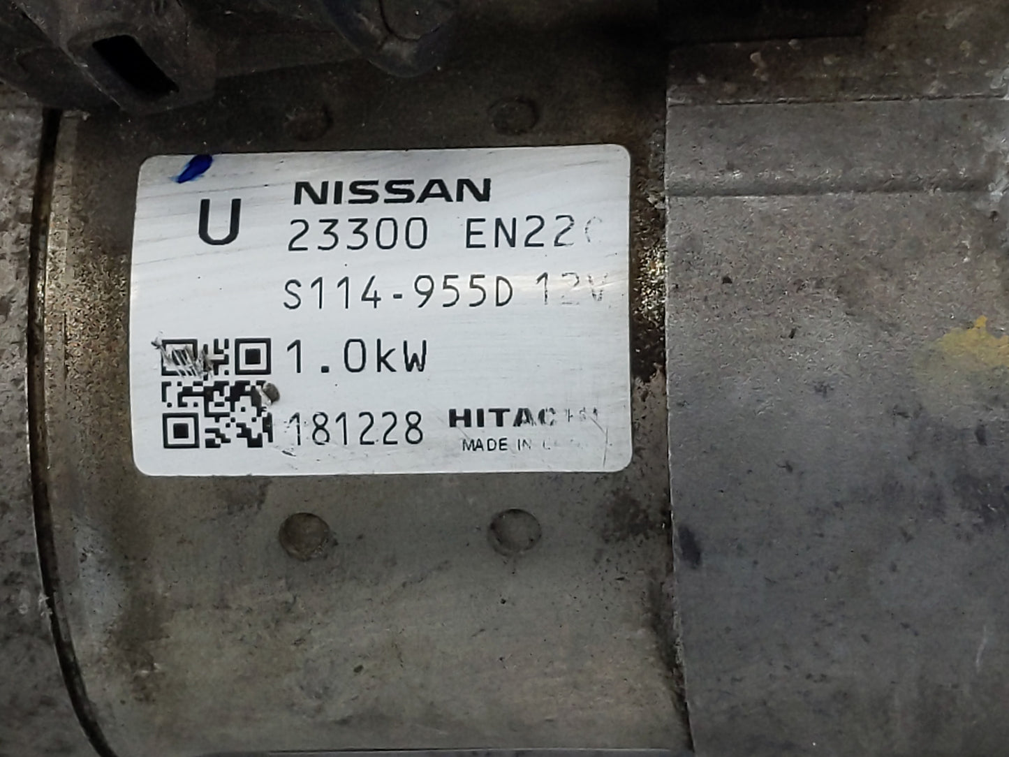 2014-2020 Nissan Nv200 Car Starter Motor Solenoid OEM P/N:23300 EN22C Fits Fits 2013 2014 2015 2016 2017 2018 2019 2020 OEM 