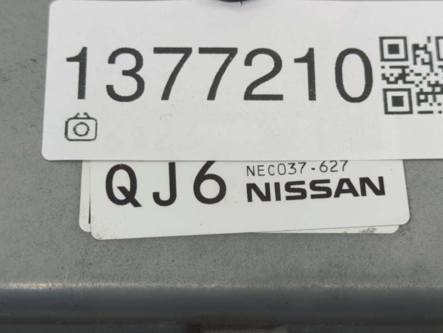 2018-2019 Nissan Nv200 PCM Engine Control Computer ECU ECM PCU OEM P/N:NEC037-627 Fits Fits 2018 2019 OEM Used Auto Parts - 