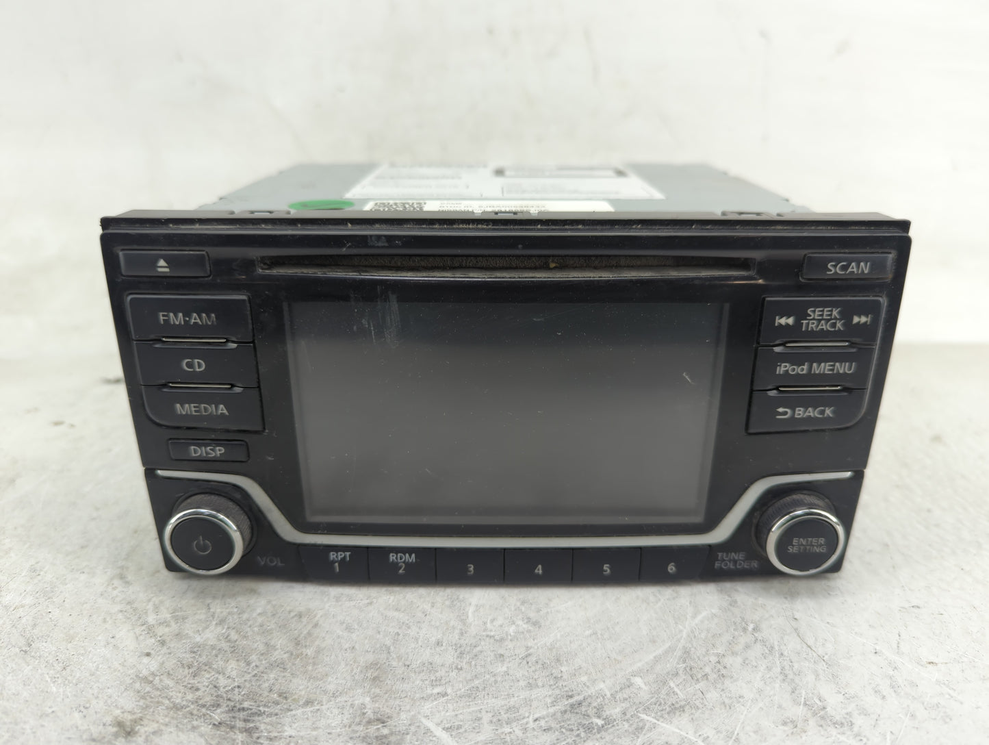 2018-2019 Nissan Nv200 Radio AM FM Cd Player Receiver Replacement P/N:28185-9SJ0A Fits Fits 2018 2019 OEM Used Auto Parts - 