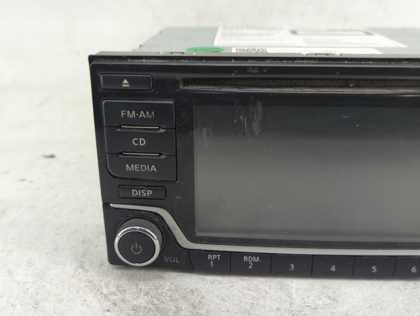 2018-2019 Nissan Nv200 Radio AM FM Cd Player Receiver Replacement P/N:28185-9SJ0A Fits Fits 2018 2019 OEM Used Auto Parts - 