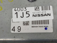 2018-2019 Nissan Nv200 PCM Engine Control Computer ECU ECM PCU OEM P/N:NEC027-619 Fits Fits 2018 2019 OEM Used Auto Parts - 