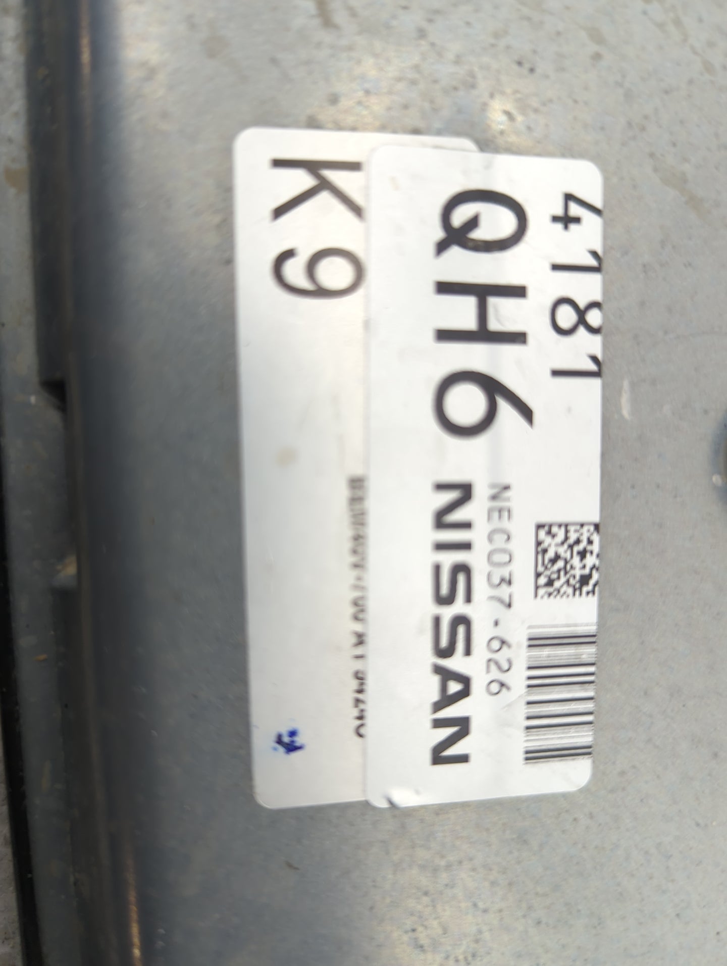 2018-2019 Nissan Nv200 PCM Engine Control Computer ECU ECM PCU OEM P/N:NEC037-626 Fits Fits 2018 2019 OEM Used Auto Parts - 
