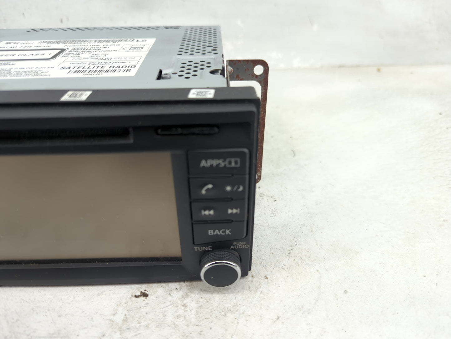 2018-2019 Nissan Nv200 Radio AM FM Cd Player Receiver Replacement P/N:259159SJ0B 7 515 750 Fits Fits 2018 2019 OEM Used Auto