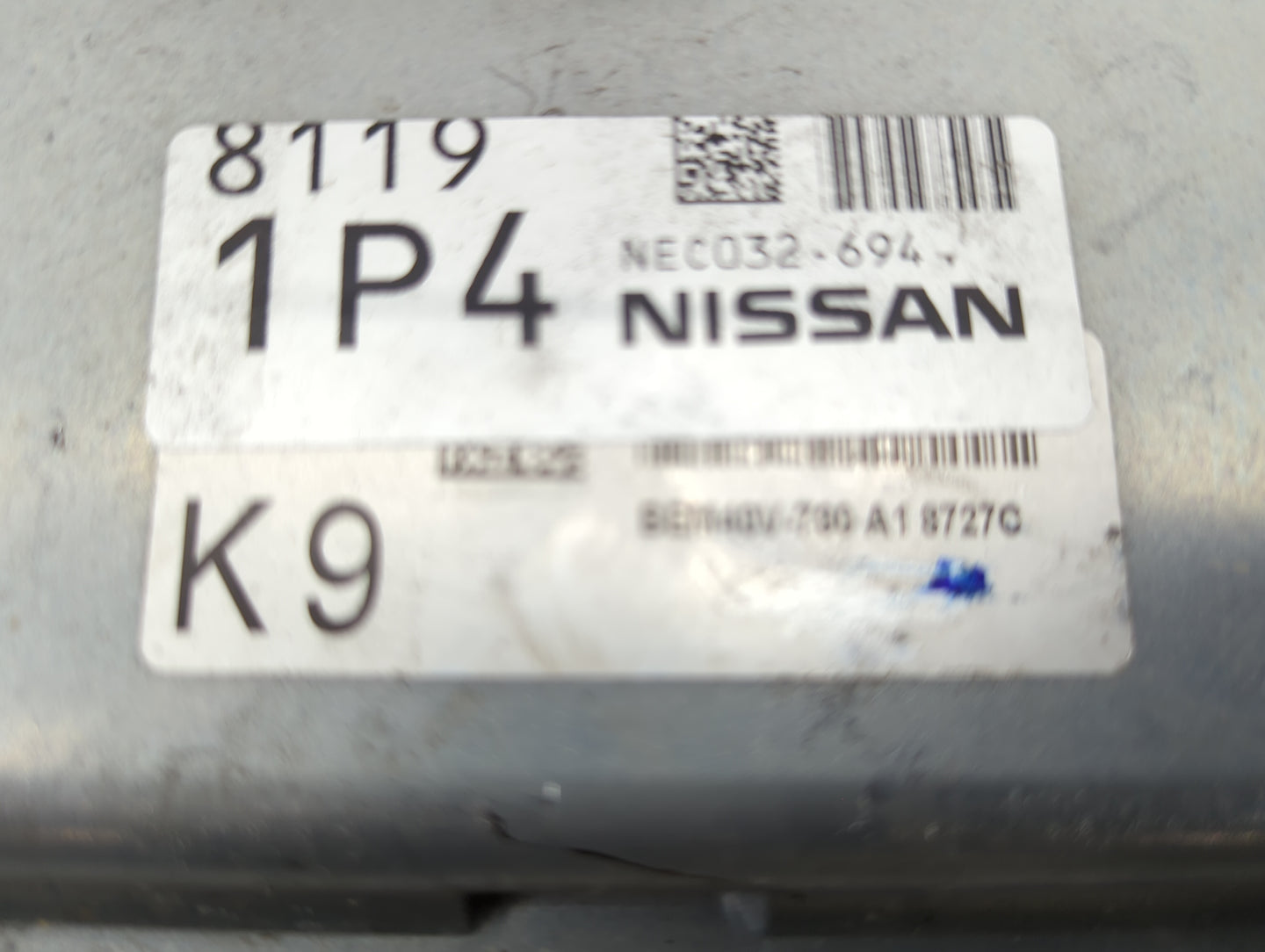 2018-2019 Nissan Nv200 PCM Engine Control Computer ECU ECM PCU OEM P/N:NEC032-694 BEM40V-700 A1 Fits Fits 2018 2019 OEM Used