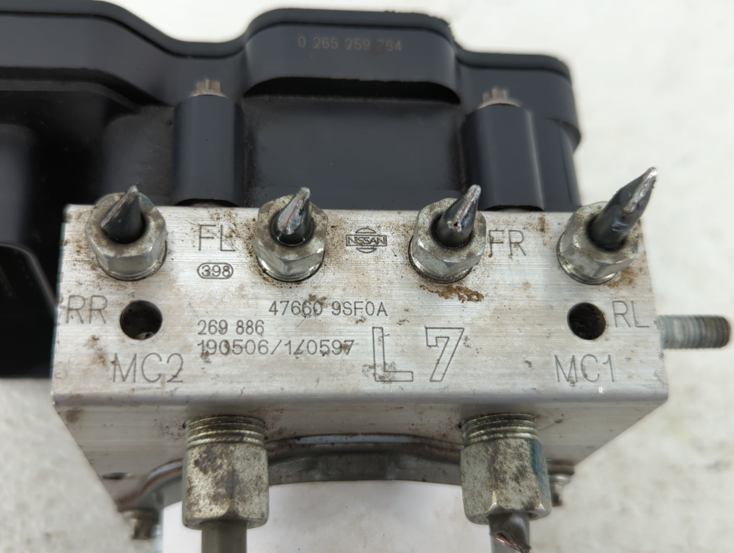 2019 Nissan Nv200 ABS Pump Control Module Replacement P/N:47660 9SF0A Fits OEM Used Auto Parts - Oemusedautoparts1.com