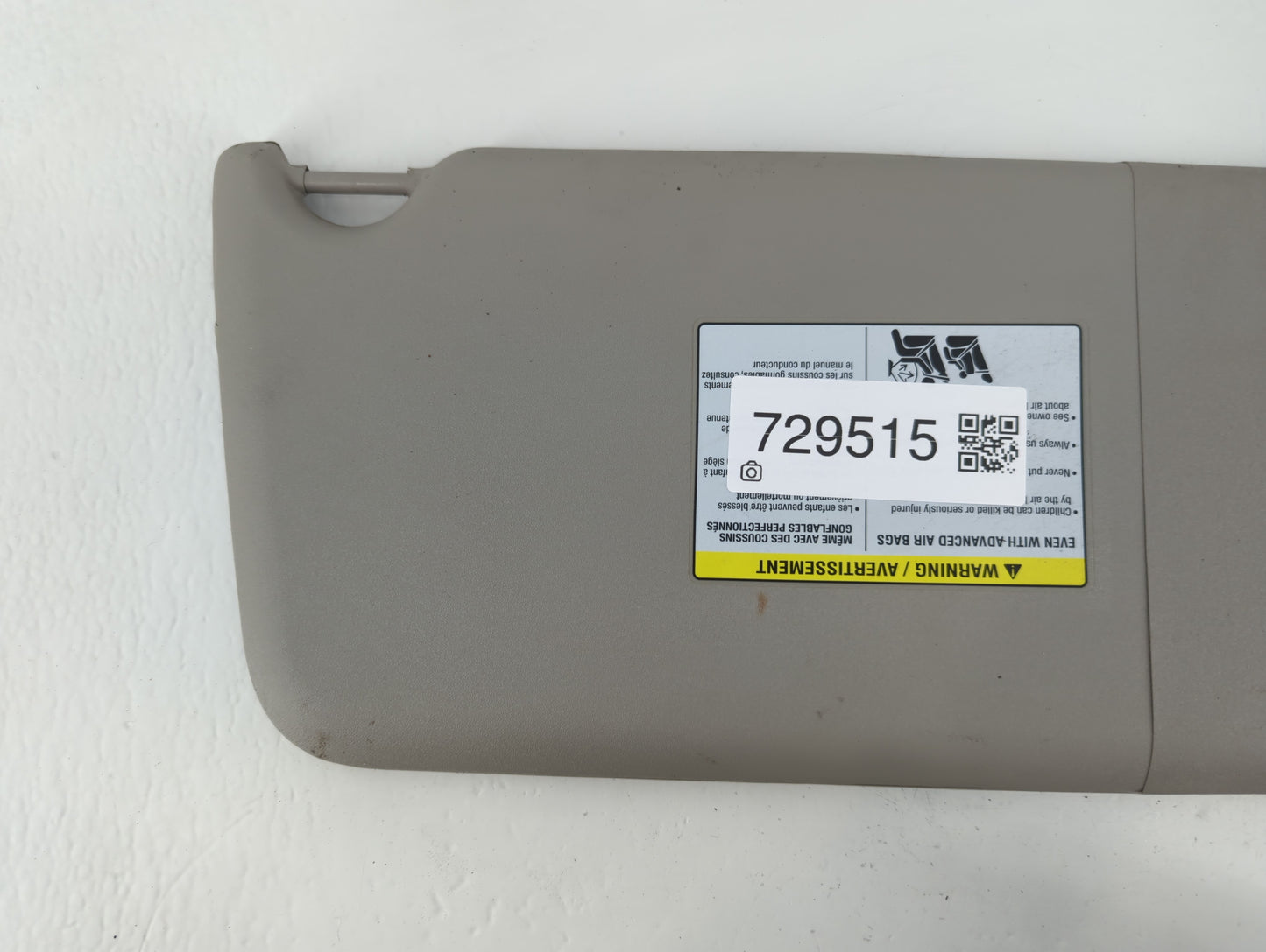 2019 Nissan Nv200 Sun Visor Shade Replacement Driver Left Mirror Fits OEM Used Auto Parts - Oemusedautoparts1.com