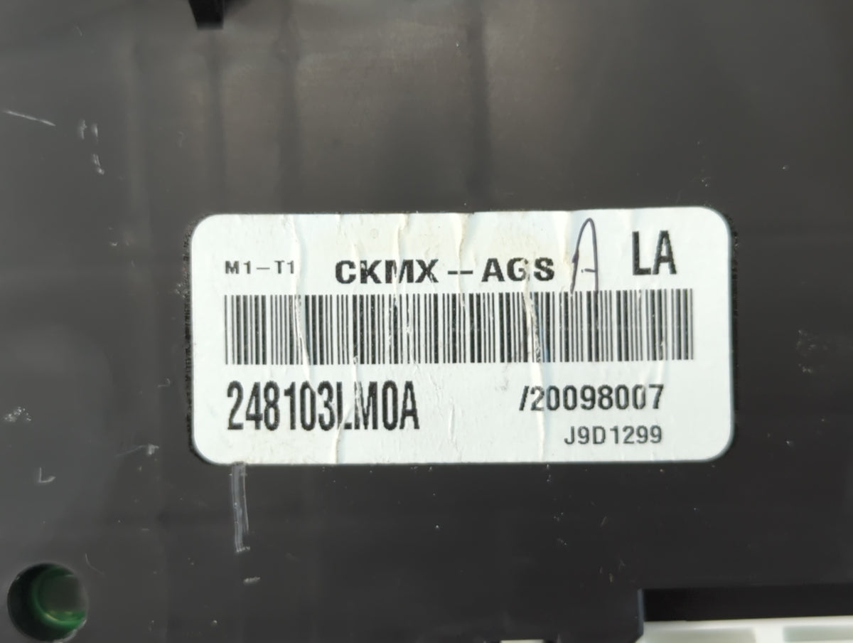 2013-2019 Nissan Nv200 Instrument Cluster Speedometer Gauges P/N:J9D1299 248103LM0A Miles: Fits OEM Used Auto Parts - Oemuse