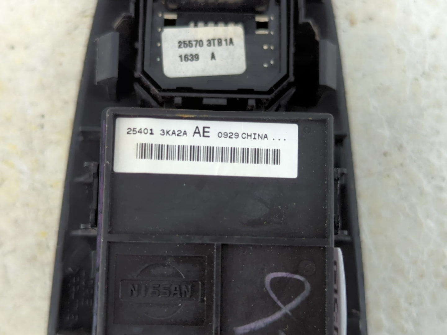 2013-2020 Nissan Pathfinder Master Power Window Switch Replacement Driver Side Left P/N:25570 3TB1A 25401 3KA2A Fits OEM Use