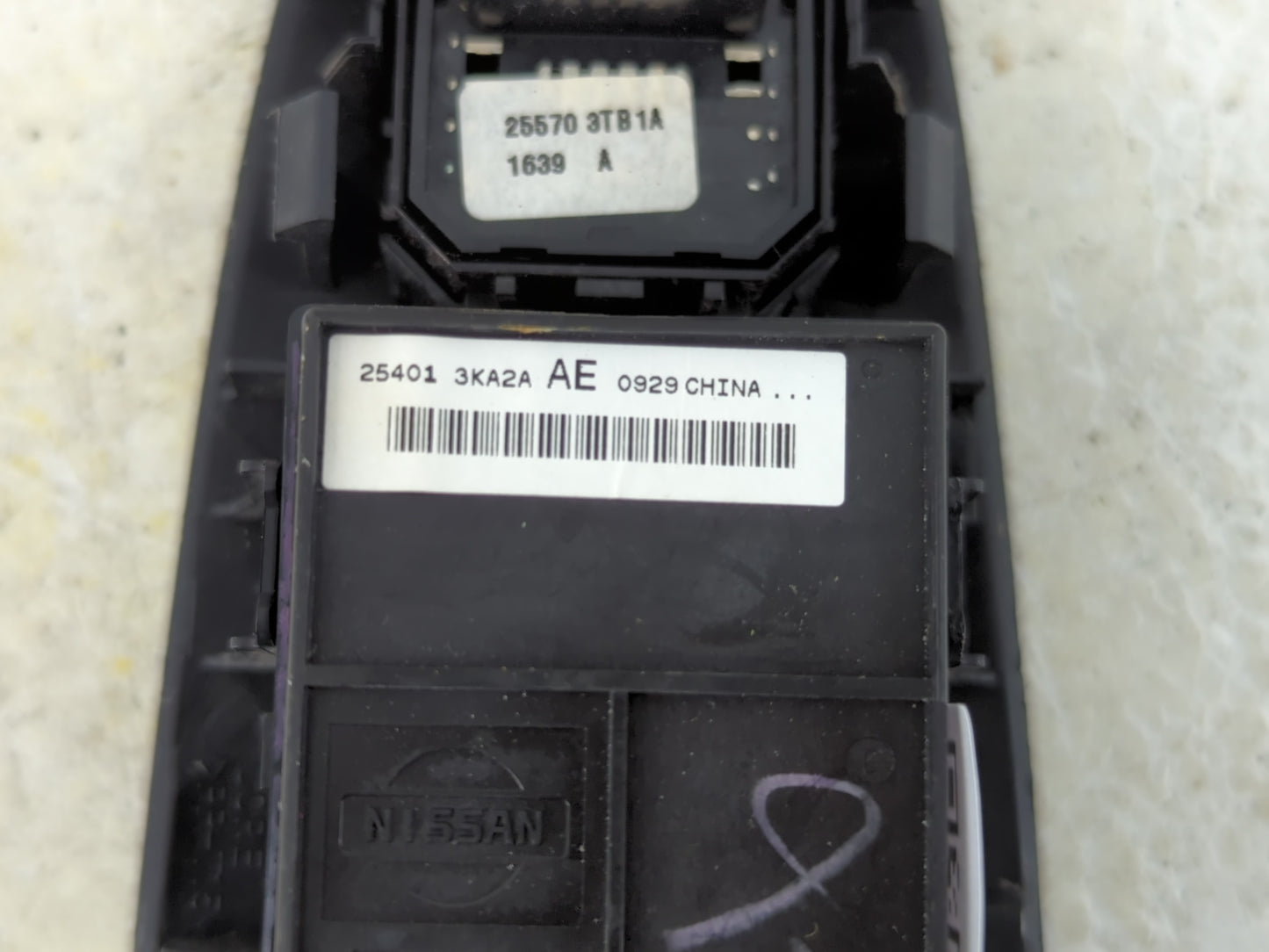 2013-2020 Nissan Pathfinder Master Power Window Switch Replacement Driver Side Left P/N:25570 3TB1A 25401 3KA2A Fits OEM Use