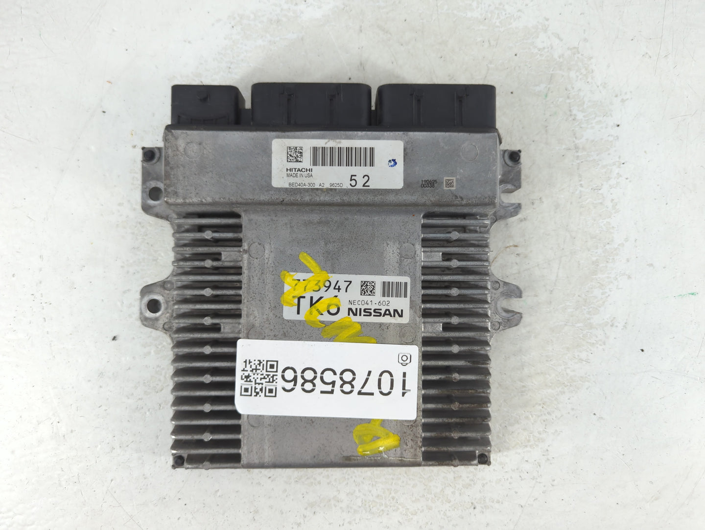 2018-2019 Nissan Pathfinder PCM Engine Control Computer ECU ECM PCU OEM P/N:NEC041-602 Fits Fits 2018 2019 2020 OEM Used Aut