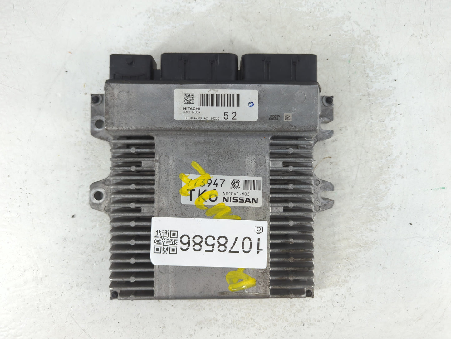 2018-2019 Nissan Pathfinder PCM Engine Control Computer ECU ECM PCU OEM P/N:NEC041-602 Fits Fits 2018 2019 2020 OEM Used Aut