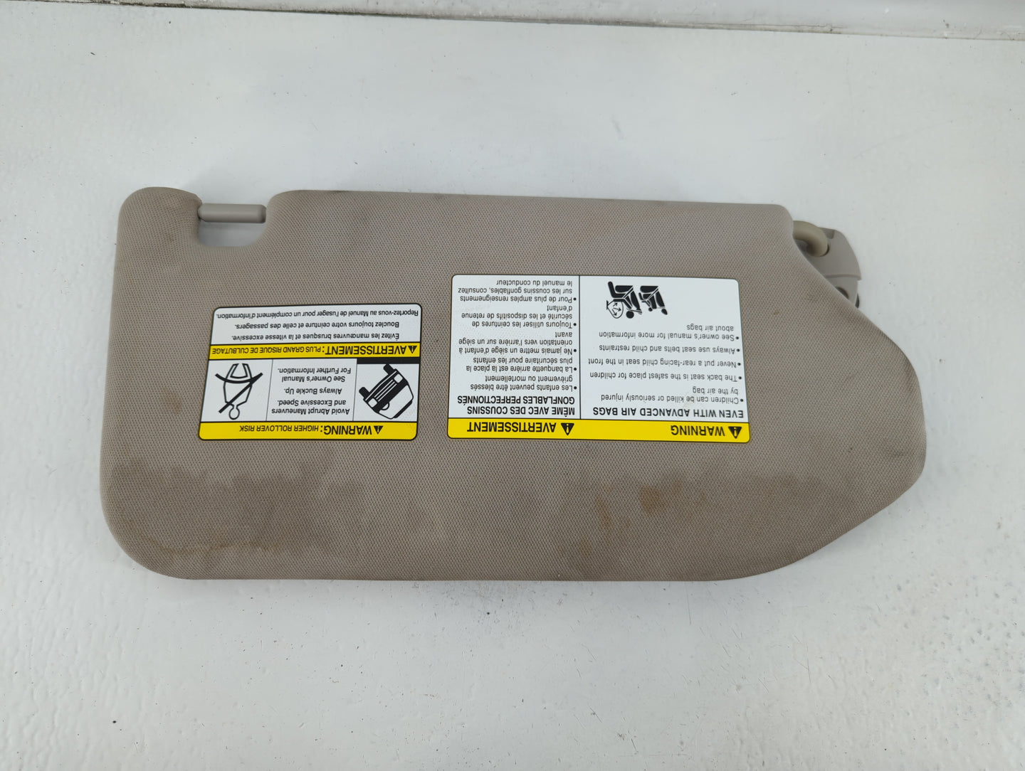 2019-2020 Nissan Pathfinder Sun Visor Shade Replacement Driver Left Mirror Fits Fits 2019 2020 OEM Used Auto Parts - Oemused