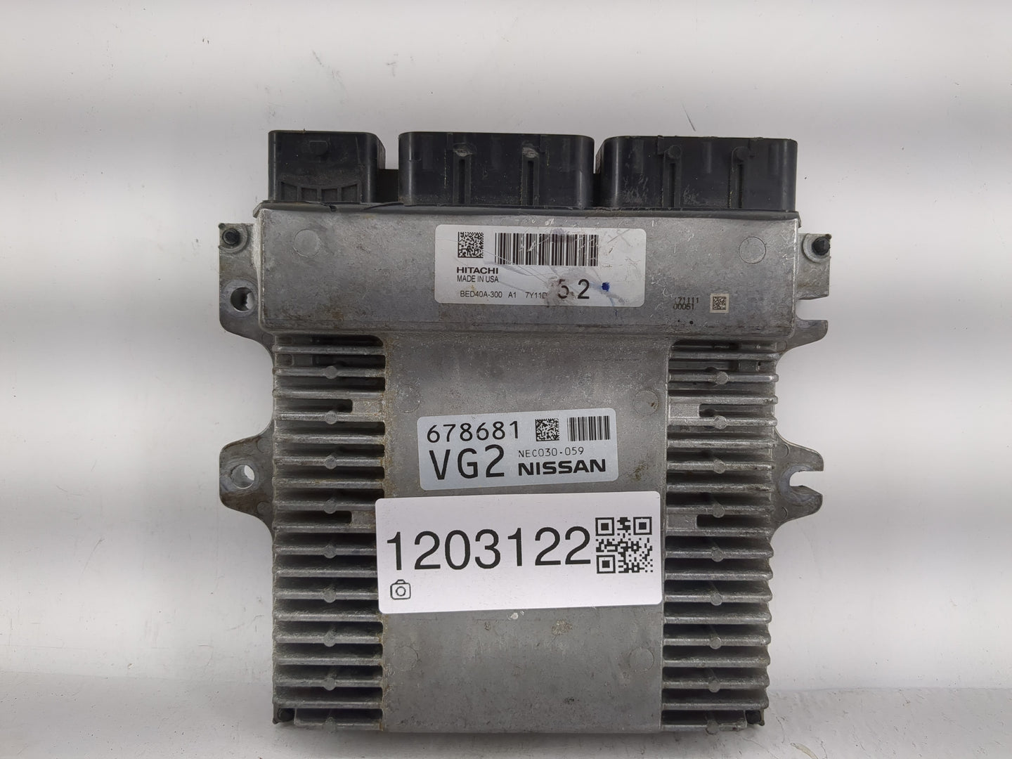 2018-2019 Nissan Pathfinder PCM Engine Control Computer ECU ECM PCU OEM P/N:NEC030-059 Fits Fits 2018 2019 2020 OEM Used Aut
