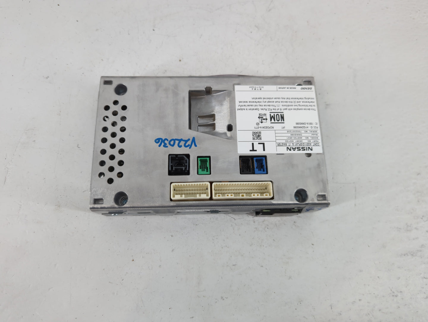 Nissan Pathfinder Information-gps-tv Control Module 28387 6gy3d - Oemusedautoparts1.com