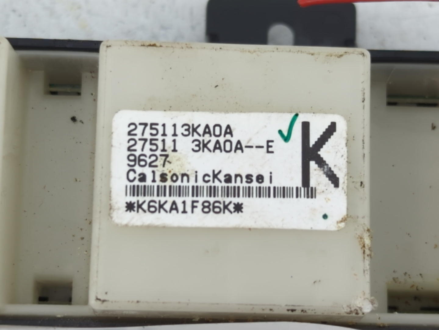 2013-2020 Nissan Pathfinder Climate Control Module Temperature AC/Heater Replacement P/N:275113KA0A 9PR6A 210270 Fits OEM Us