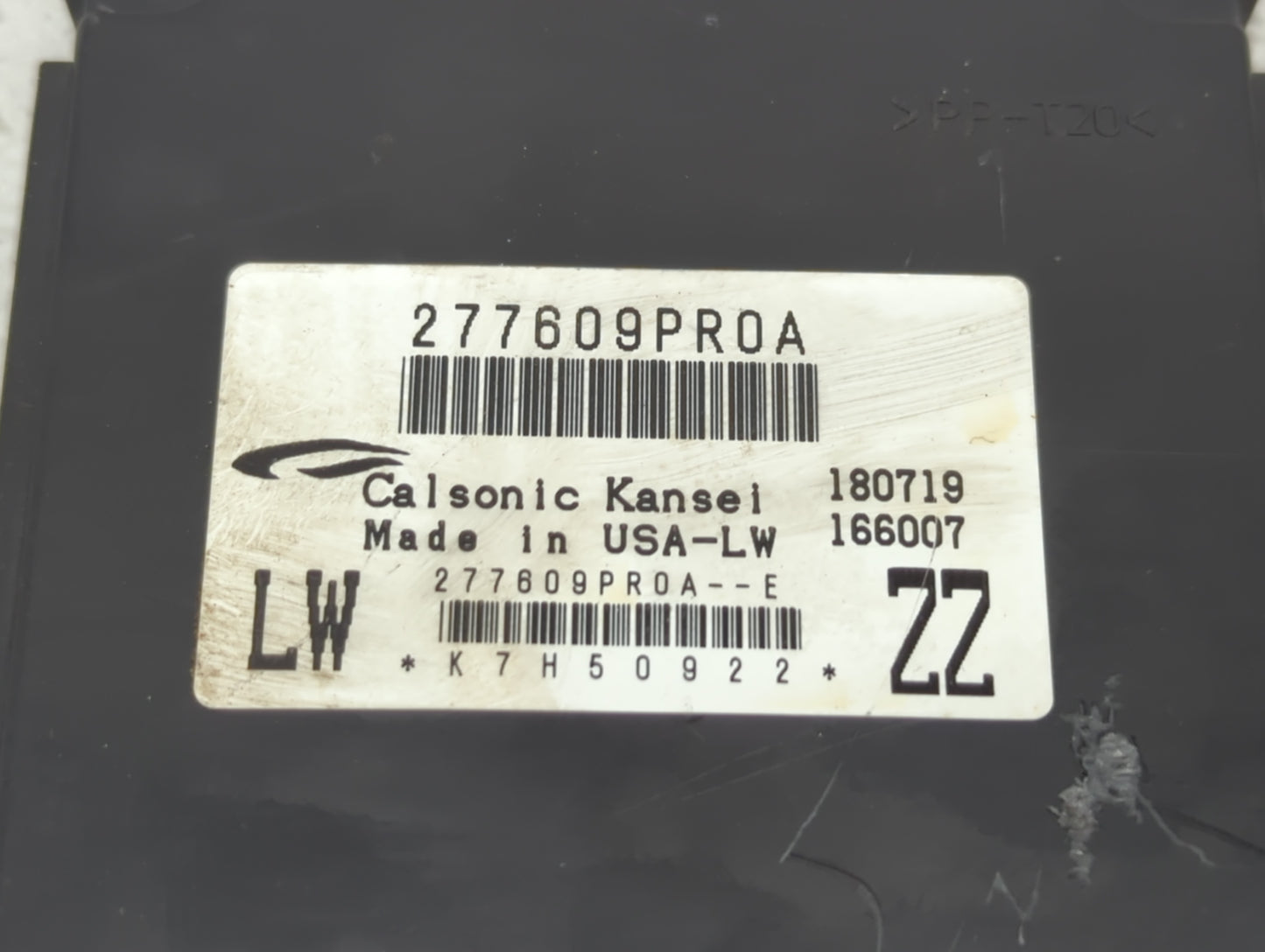 2019-2020 Nissan Pathfinder Temperature Control Module 27760-9pr0a - Oemusedautoparts1.com