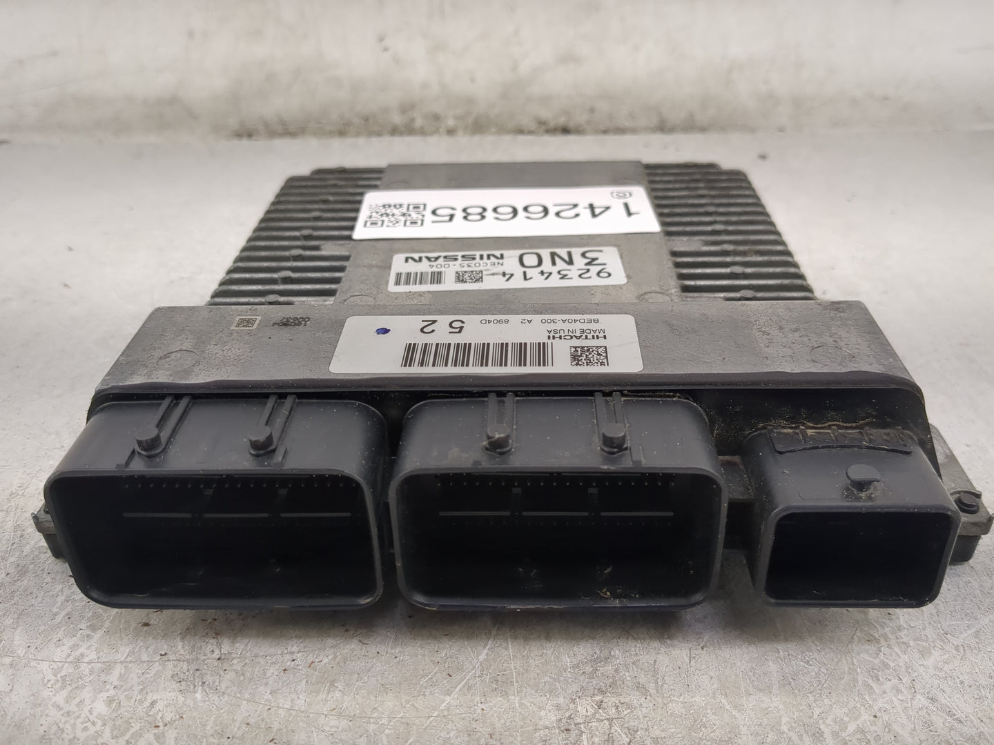 2018-2019 Nissan Pathfinder PCM Engine Control Computer ECU ECM PCU OEM P/N:NEC035-004 Fits Fits 2018 2019 2020 OEM Used Aut