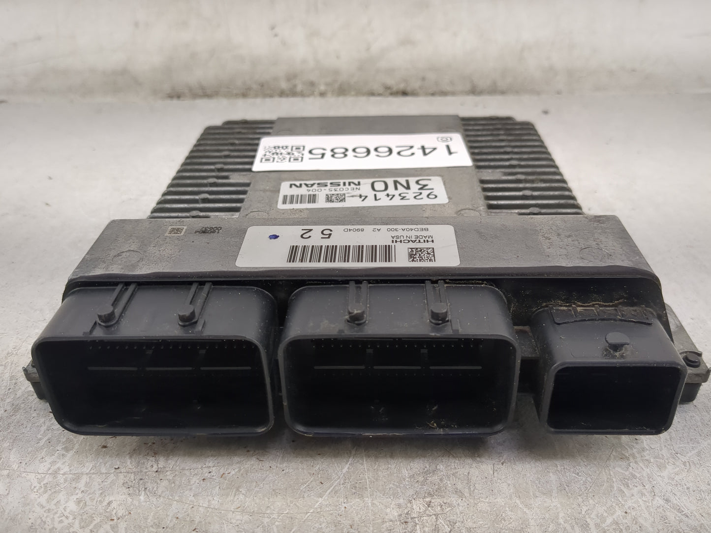 2018-2019 Nissan Pathfinder PCM Engine Control Computer ECU ECM PCU OEM P/N:NEC035-004 Fits Fits 2018 2019 2020 OEM Used Aut