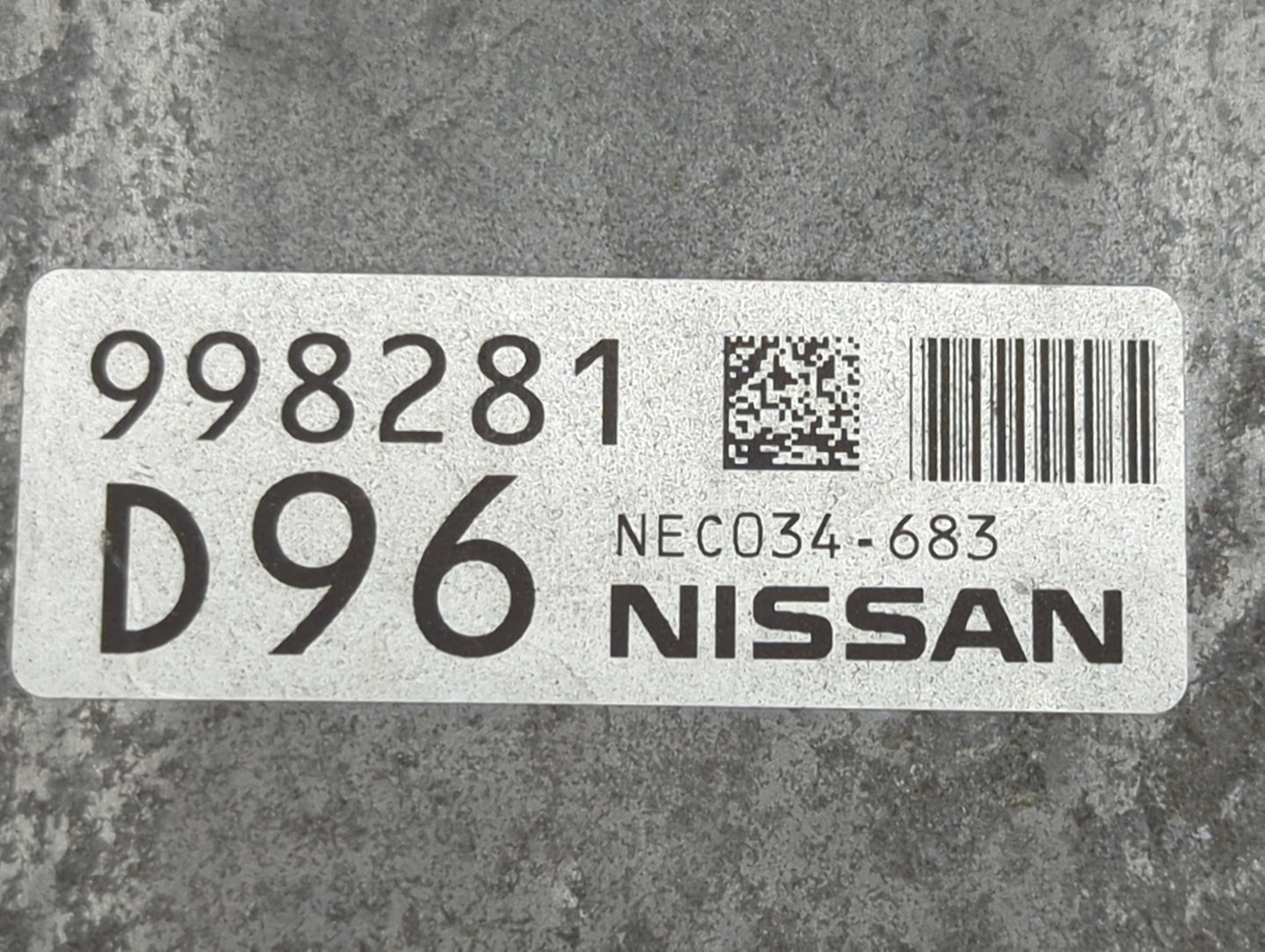 2018-2019 Nissan Pathfinder PCM Engine Control Computer ECU ECM PCU OEM P/N:NEC034-683 BED40A300 Fits Fits 2018 2019 2020 OE