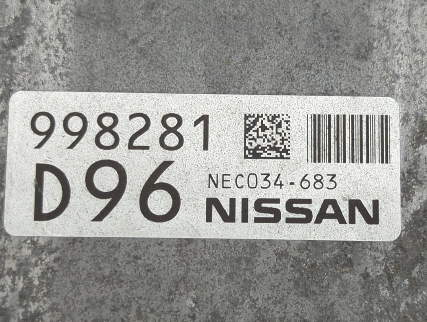 2018-2019 Nissan Pathfinder PCM Engine Control Computer ECU ECM PCU OEM P/N:NEC034-683 BED40A300 Fits Fits 2018 2019 2020 OE