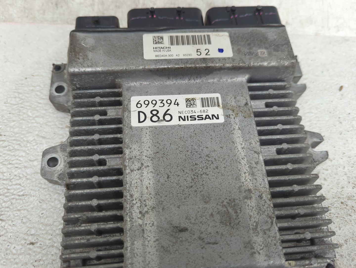 2018-2019 Nissan Pathfinder PCM Engine Control Computer ECU ECM PCU OEM P/N:BED40A-300 NEC034-682 Fits Fits 2018 2019 2020 O