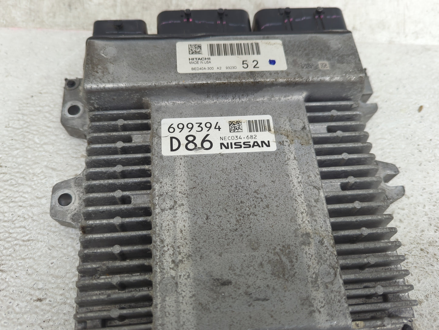 2018-2019 Nissan Pathfinder PCM Engine Control Computer ECU ECM PCU OEM P/N:BED40A-300 NEC034-682 Fits Fits 2018 2019 2020 O