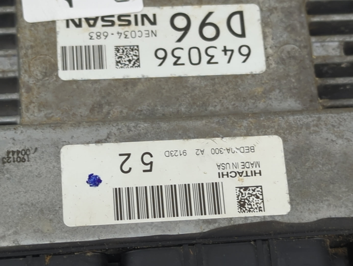 2018-2019 Nissan Pathfinder PCM Engine Control Computer ECU ECM PCU OEM P/N:BED40A-300 NEC034-683 Fits Fits 2018 2019 2020 O