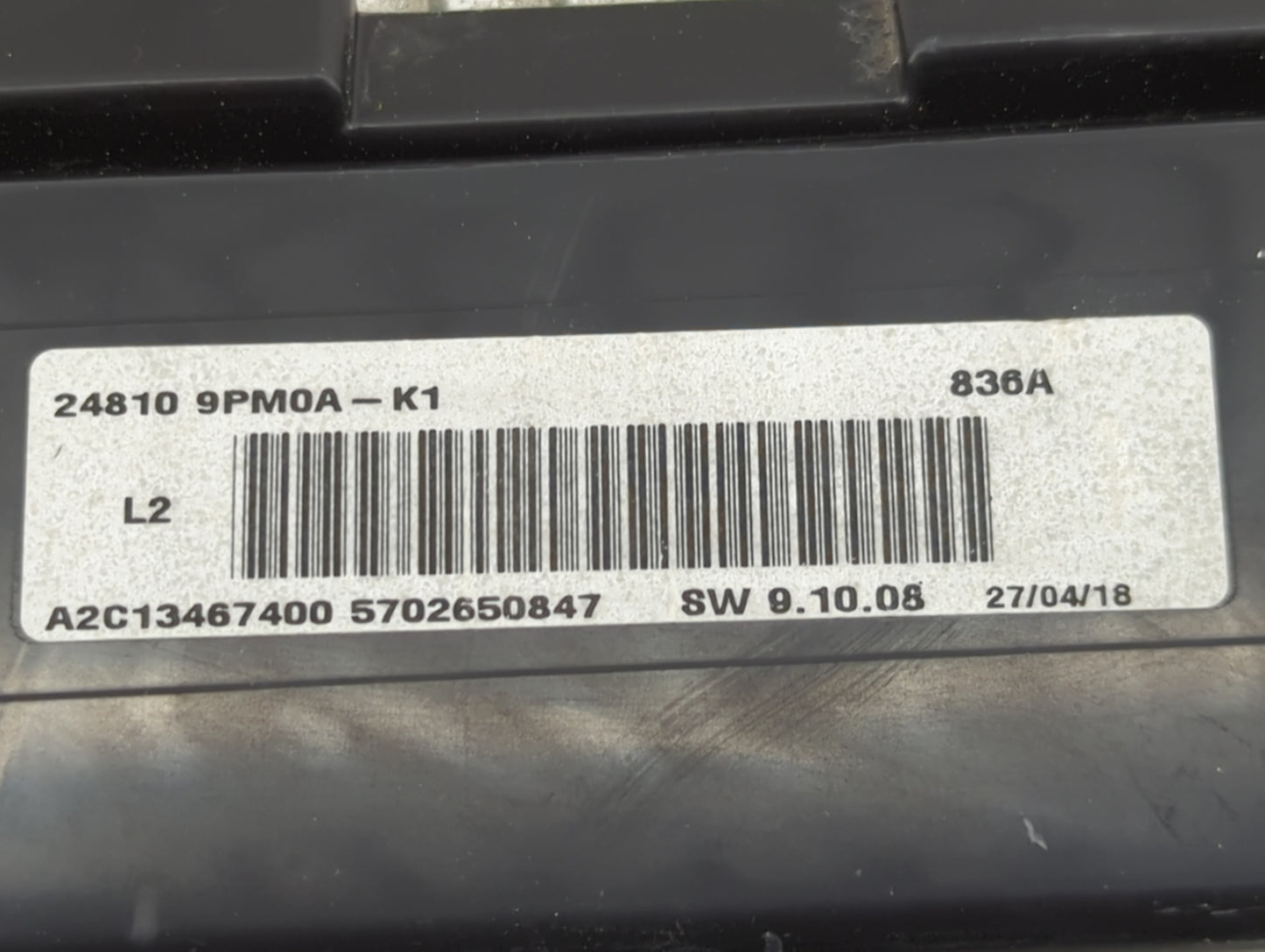 2018-2020 Nissan Pathfinder Instrument Cluster Speedometer Gauges P/N:24810 9PM0A-K1 A2C13467400 Miles: Fits Fits 2018 2019 
