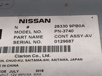 2017-2020 Nissan Pathfinder Radio AM FM Cd Player Receiver Replacement P/N:28330 9PB0A PN-3740 Fits Fits 2017 2018 2019 2020