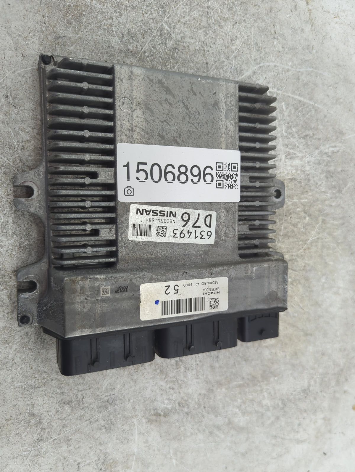 2018-2019 Nissan Pathfinder PCM Engine Control Computer ECU ECM PCU OEM P/N:NEC034-681 BED40A-300 Fits 2018 2019 2020 OEM Us
