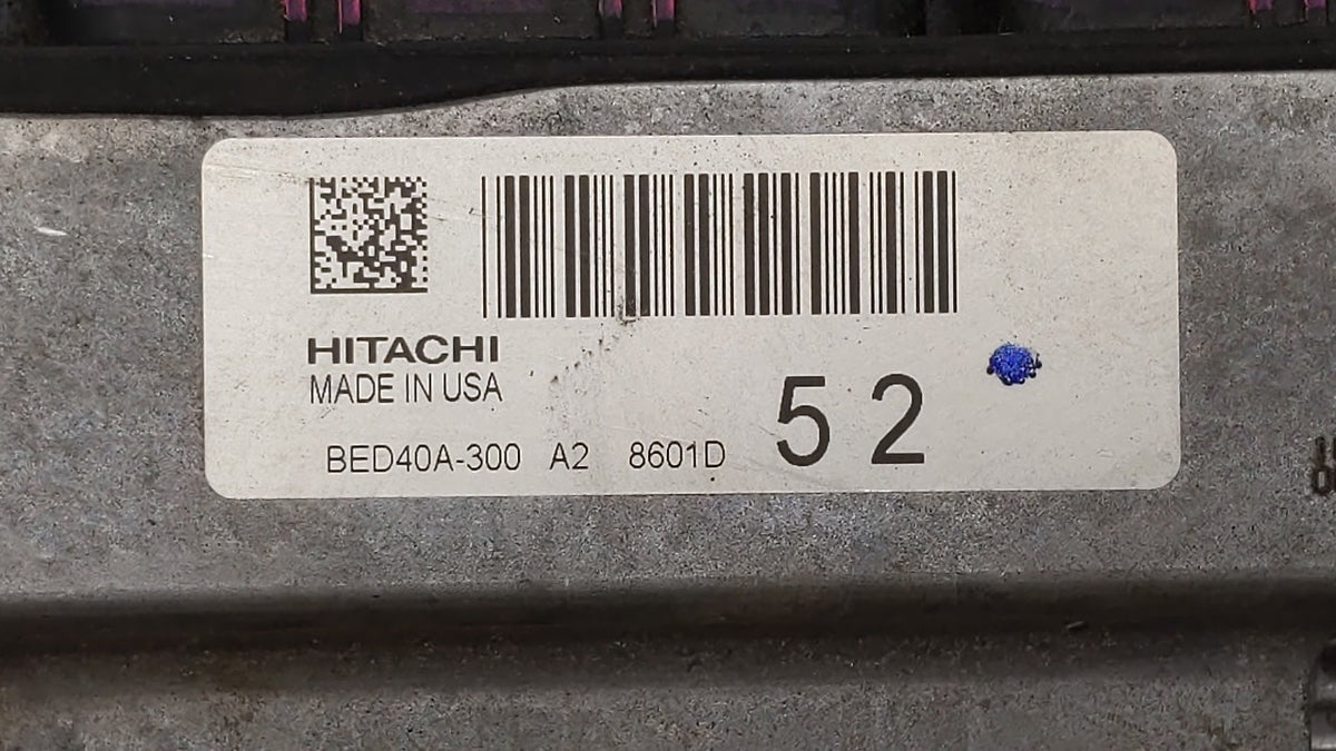 2018-2019 Nissan Pathfinder PCM Engine Control Computer ECU ECM PCU OEM P/N:BED40D-300 A1 237F0 9PJ1A Fits 2018 2019 2020 OE