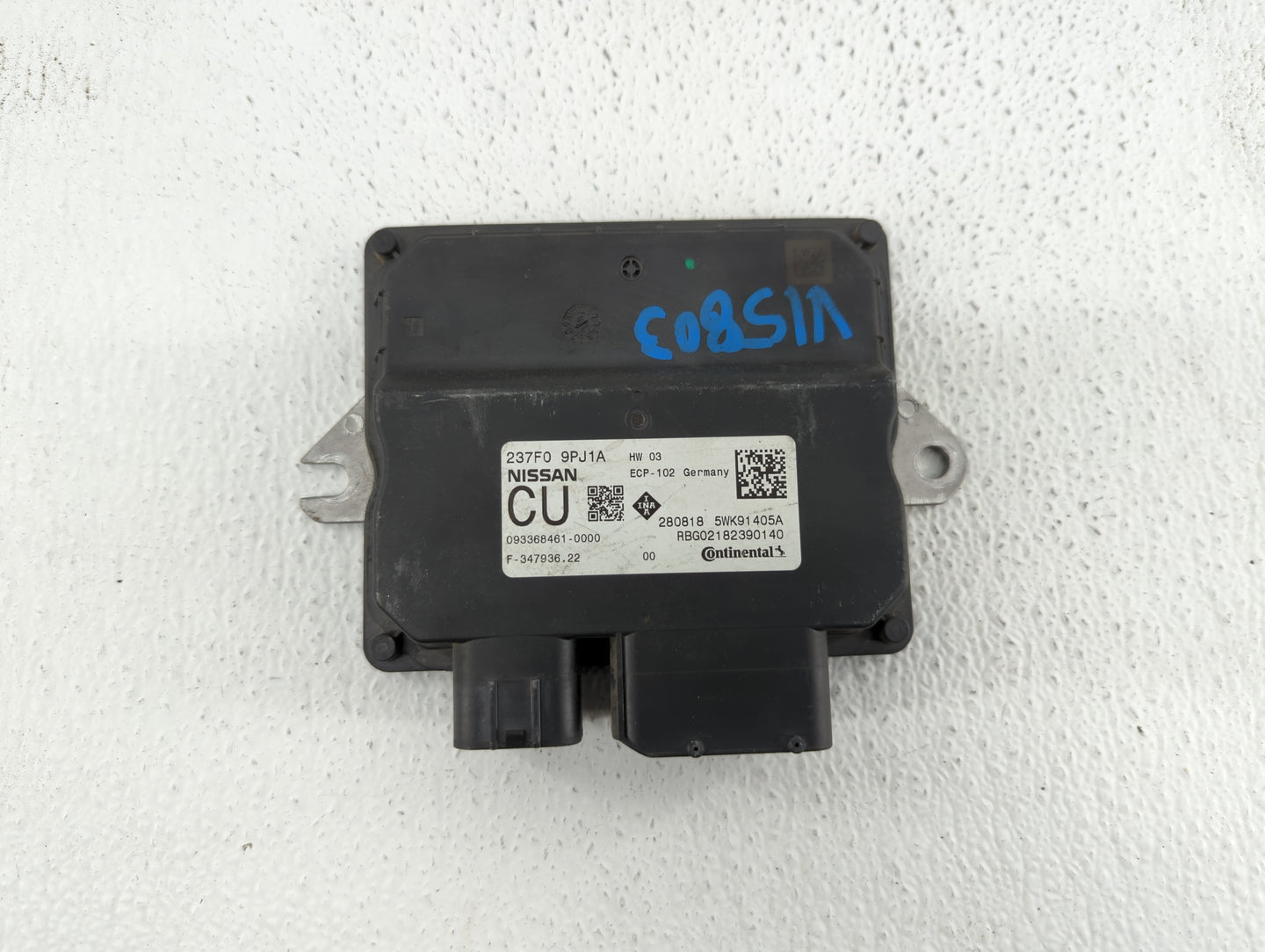 2018 Nissan Pathfinder PCM Engine Control Computer ECU ECM PCU OEM P/N:23750 9PJ1A 237F0 9PJ0A Fits OEM Used Auto Parts - Oe