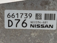 2018-2019 Nissan Pathfinder PCM Engine Control Computer ECU ECM PCU OEM P/N:BED40A-300 A1 NEC034-672 Fits Fits 2018 2019 OEM