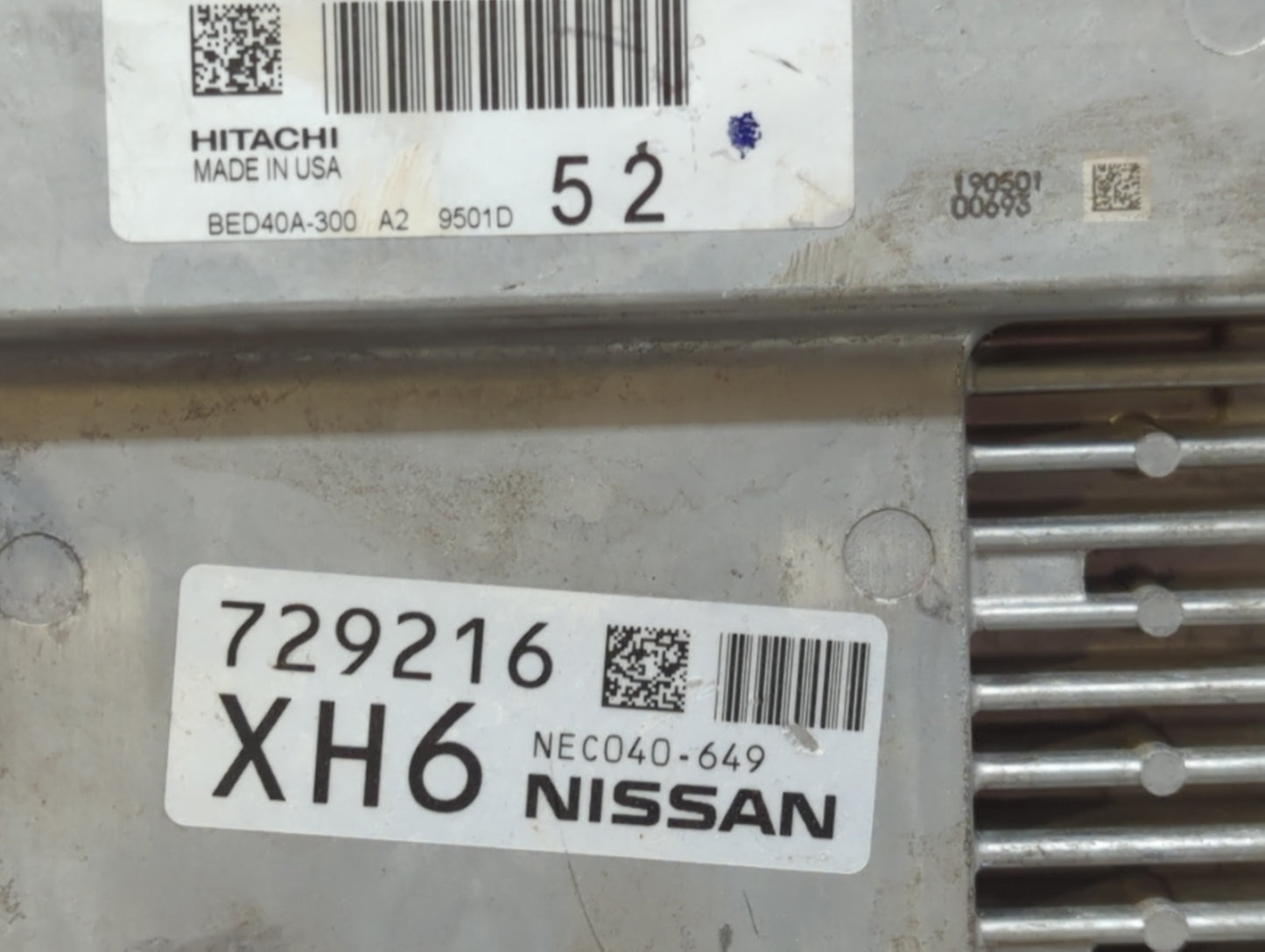 2018-2019 Nissan Pathfinder PCM Engine Control Computer ECU ECM PCU OEM P/N:NEC040-649 BED40A-300 Fits Fits 2018 2019 2020 O