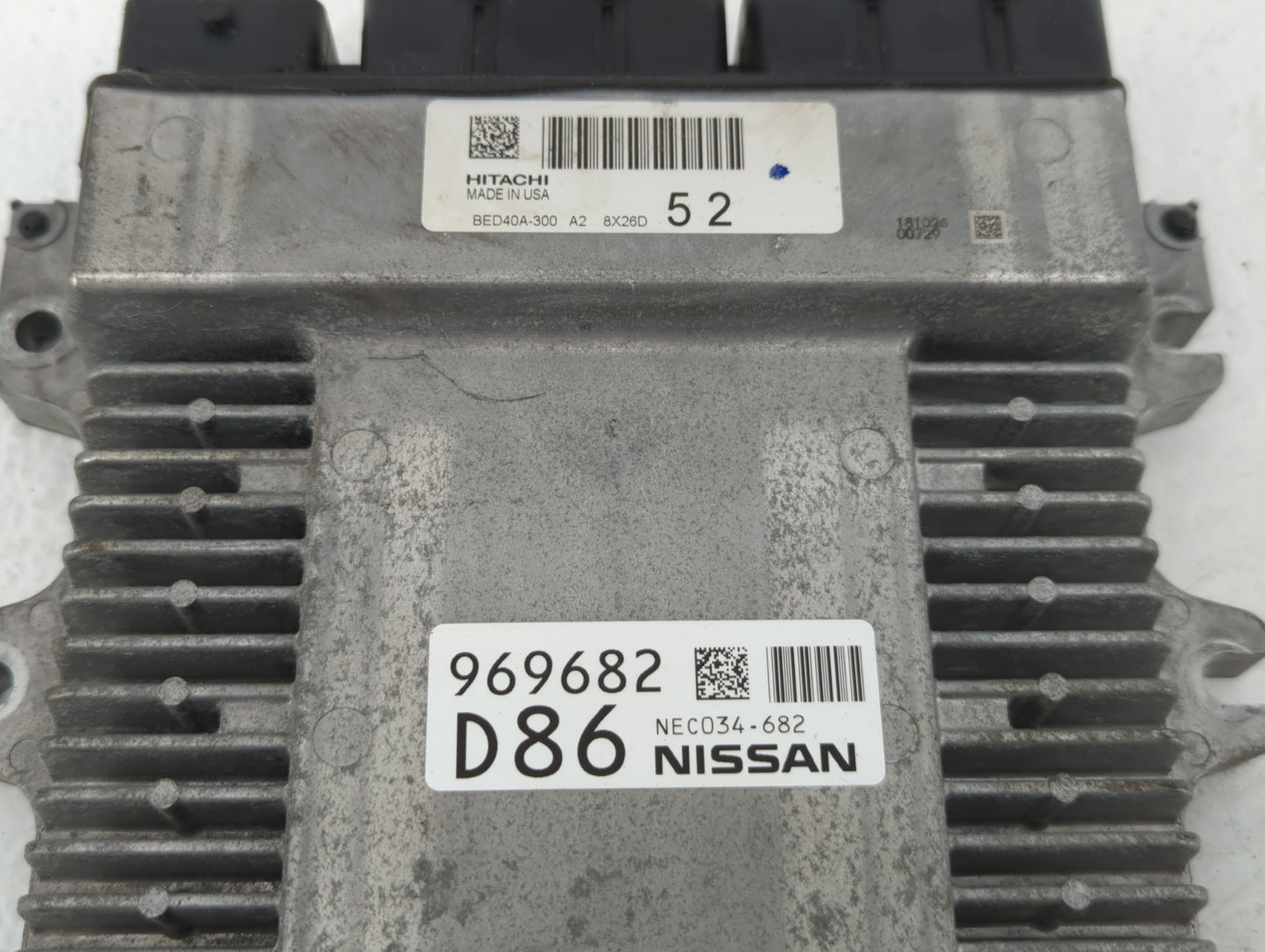 2018-2019 Nissan Pathfinder PCM Engine Control Computer ECU ECM PCU OEM P/N:NEC034-682 Fits Fits 2018 2019 2020 OEM Used Aut