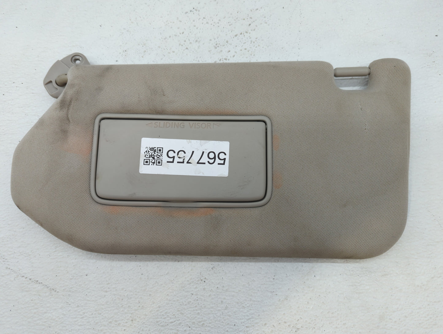 2019-2020 Nissan Pathfinder Sun Visor Shade Replacement Passenger Right Mirror Fits Fits 2019 2020 OEM Used Auto Parts - Oem