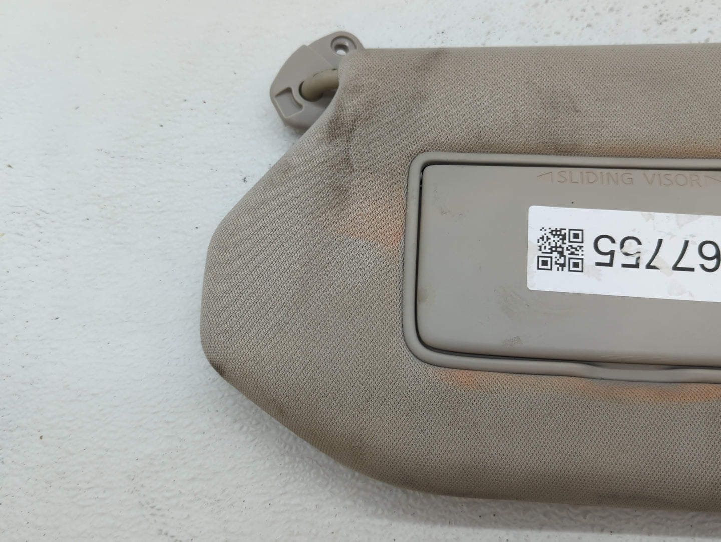 2019-2020 Nissan Pathfinder Sun Visor Shade Replacement Passenger Right Mirror Fits Fits 2019 2020 OEM Used Auto Parts - Oem