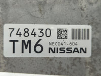 2018-2019 Nissan Pathfinder PCM Engine Control Computer ECU ECM PCU OEM P/N:NEC041-604 656120, NEC034-683 Fits Fits 2018 201