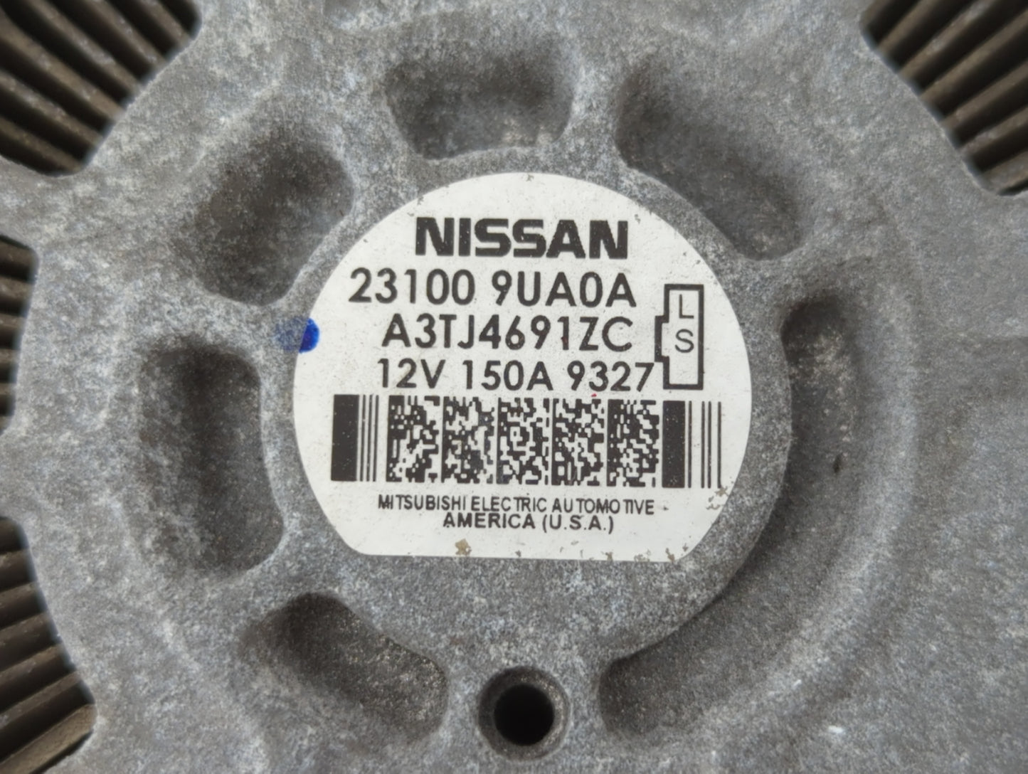 2017-2020 Nissan Pathfinder Alternator Replacement Generator Charging Assembly Engine OEM P/N:23100 9UA0A Fits OEM Used Auto