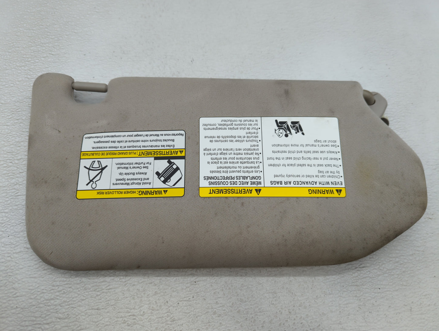 2019-2020 Nissan Pathfinder Sun Visor Shade Replacement Driver Left Mirror Fits Fits 2019 2020 OEM Used Auto Parts - Oemused
