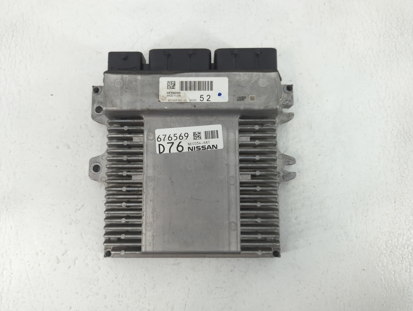 2018-2019 Nissan Pathfinder PCM Engine Control Computer ECU ECM PCU OEM P/N:BED40A-300 A2 676569 D76 Fits Fits 2018 2019 202