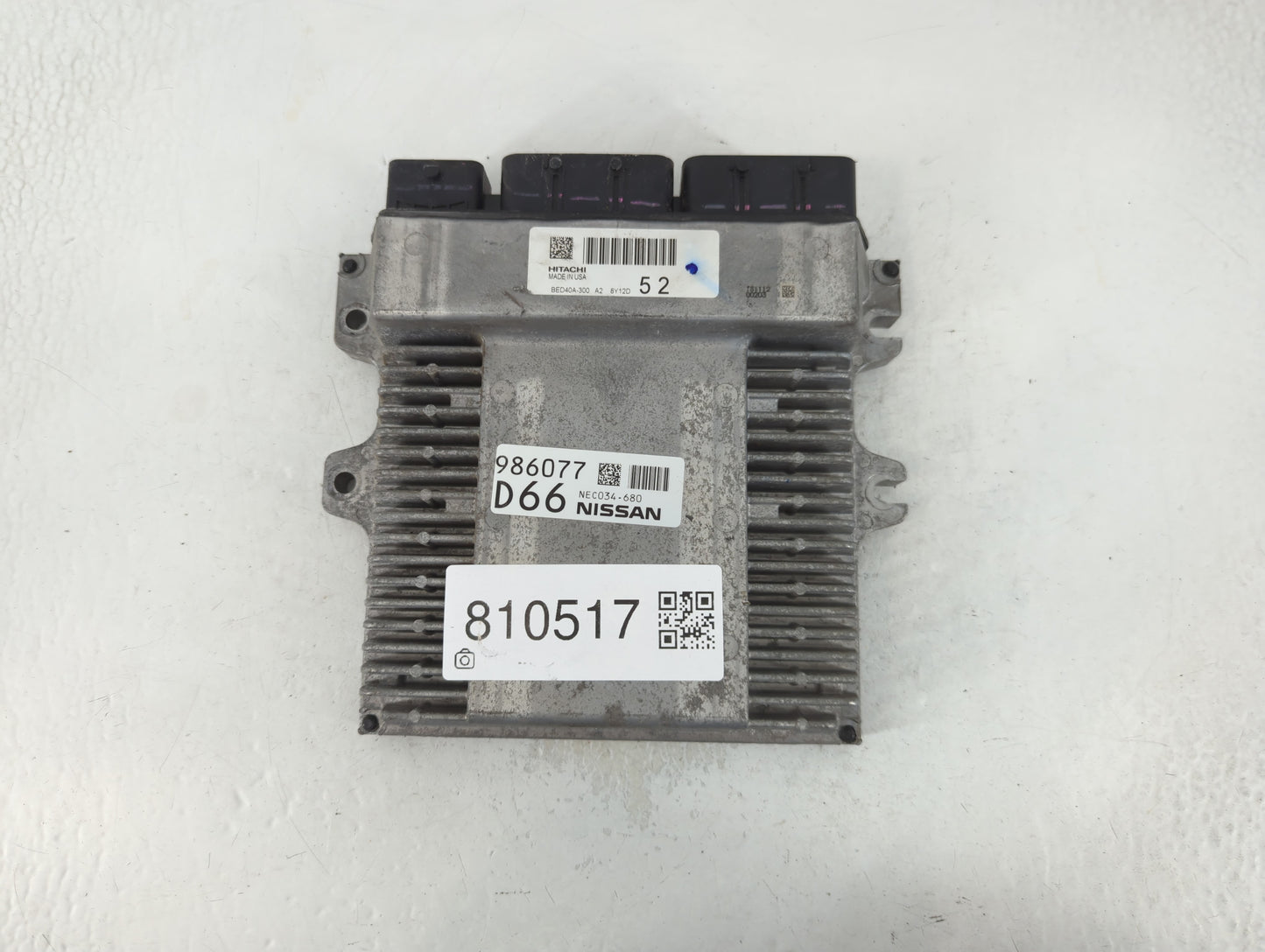 2018-2019 Nissan Pathfinder PCM Engine Control Computer ECU ECM PCU OEM P/N:NEC034-680 Fits Fits 2018 2019 2020 OEM Used Aut