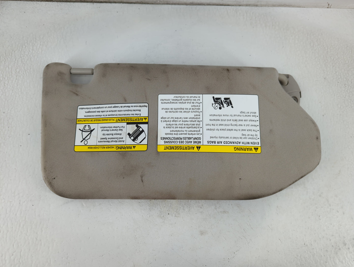 2019-2020 Nissan Pathfinder Sun Visor Shade Replacement Driver Left Mirror Fits Fits 2019 2020 OEM Used Auto Parts - Oemused