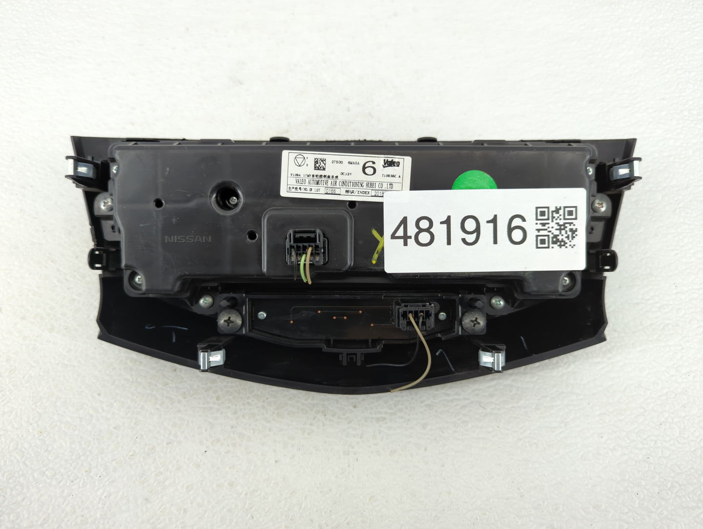 2017-2021 Nissan Qashqai Climate Control Module Temperature AC/Heater Replacement P/N:27500 7FE0A 27500 6MA0A Fits OEM Used 