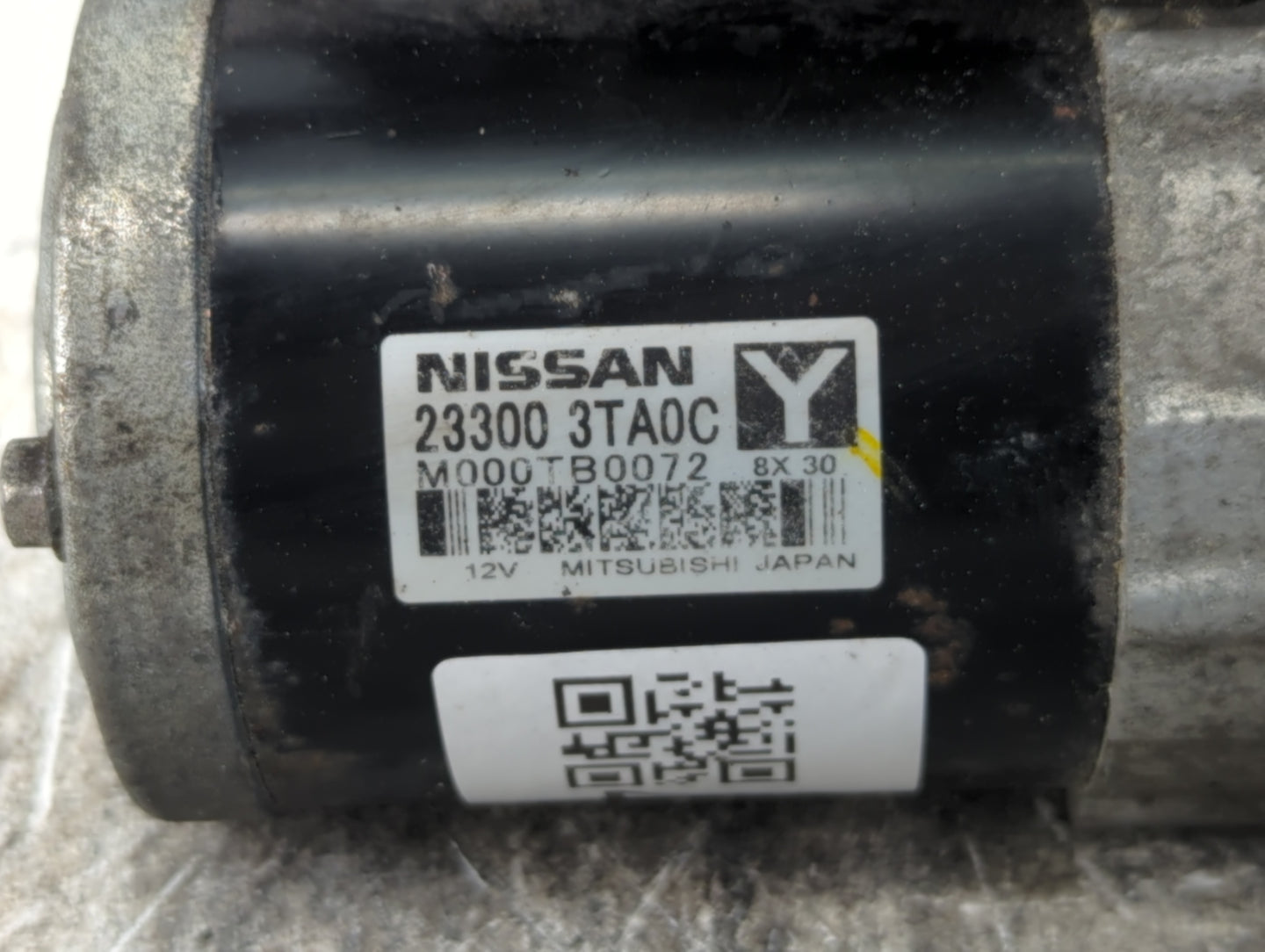 2015-2020 Nissan Rogue Car Starter Motor Solenoid OEM P/N:23300 3TA0C Fits Fits 2015 2016 2017 2018 2019 2020 OEM Used Auto 