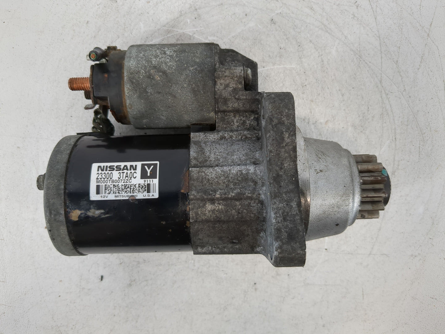 2015-2020 Nissan Rogue Car Starter Motor Solenoid OEM P/N:23300 3TA0C Fits Fits 2015 2016 2017 2018 2019 2020 OEM Used Auto 